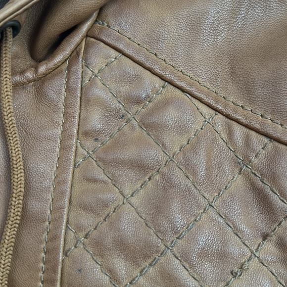 Brown Leather Jacket - Picture 4 of 7